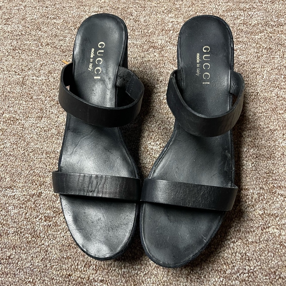 Gucci platform sandals